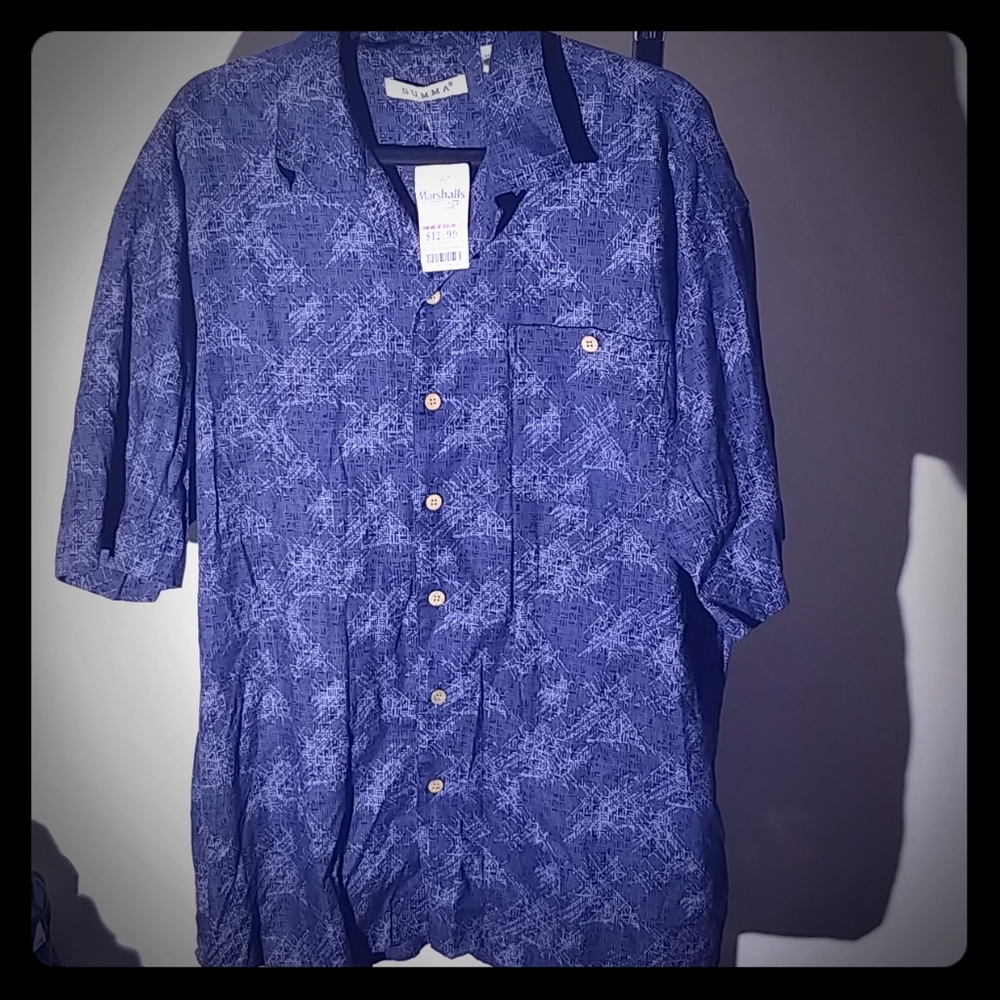 New brand XL Summa button shirt